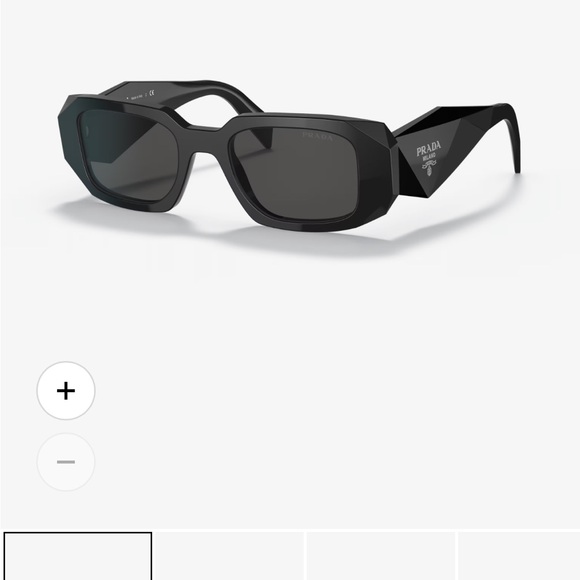 Prada Angular Black Sunglasses - Picture 1 of 8